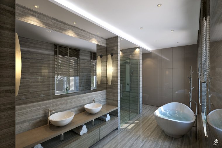 Ванная в частном доме