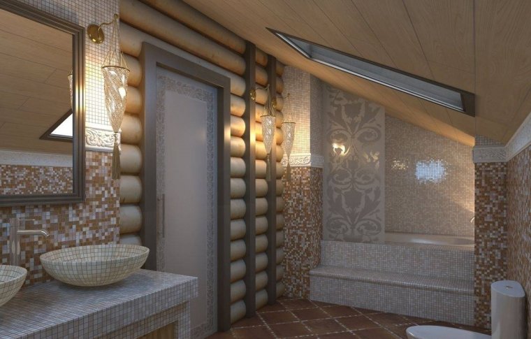 Уютная ванная комната