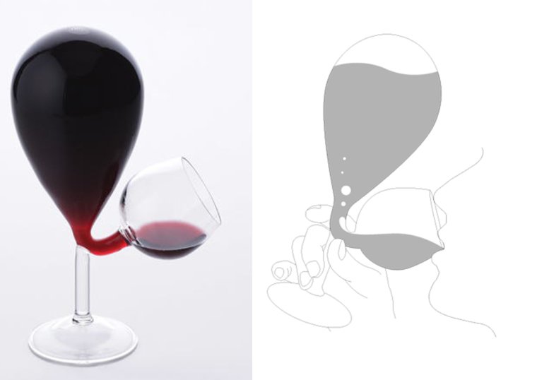 Зарисовки необычных бокалов