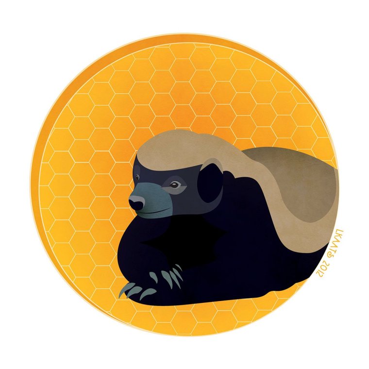 Стикеры Honey Badger