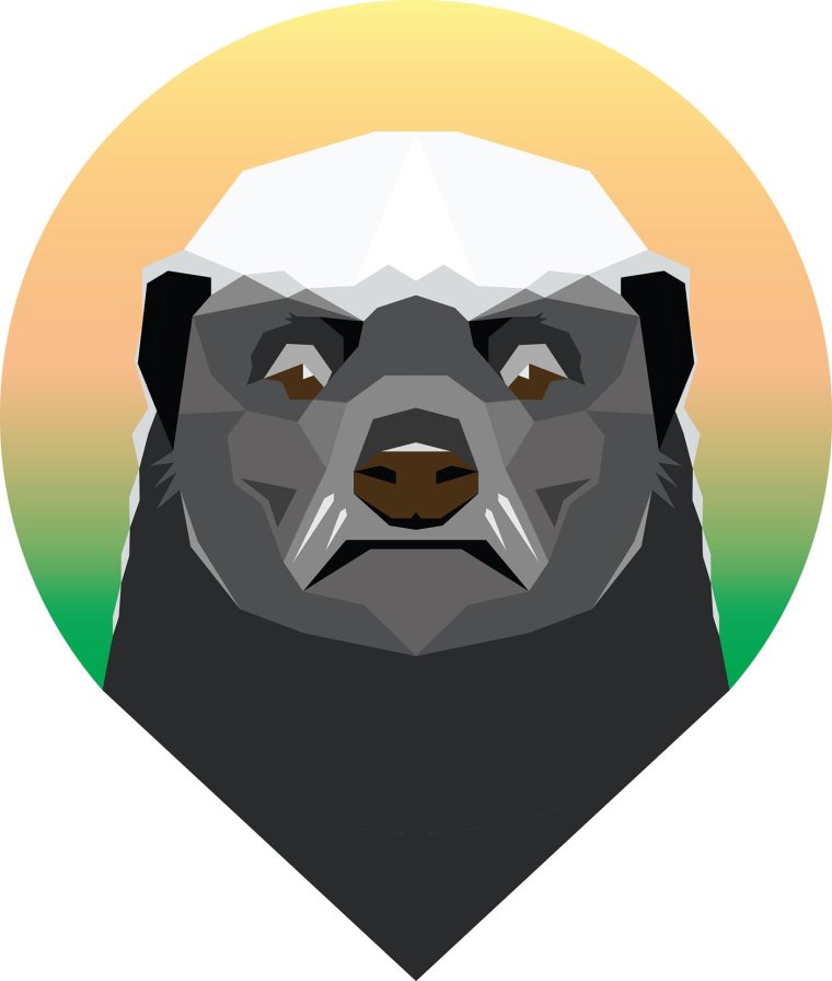 Медоед абстракция