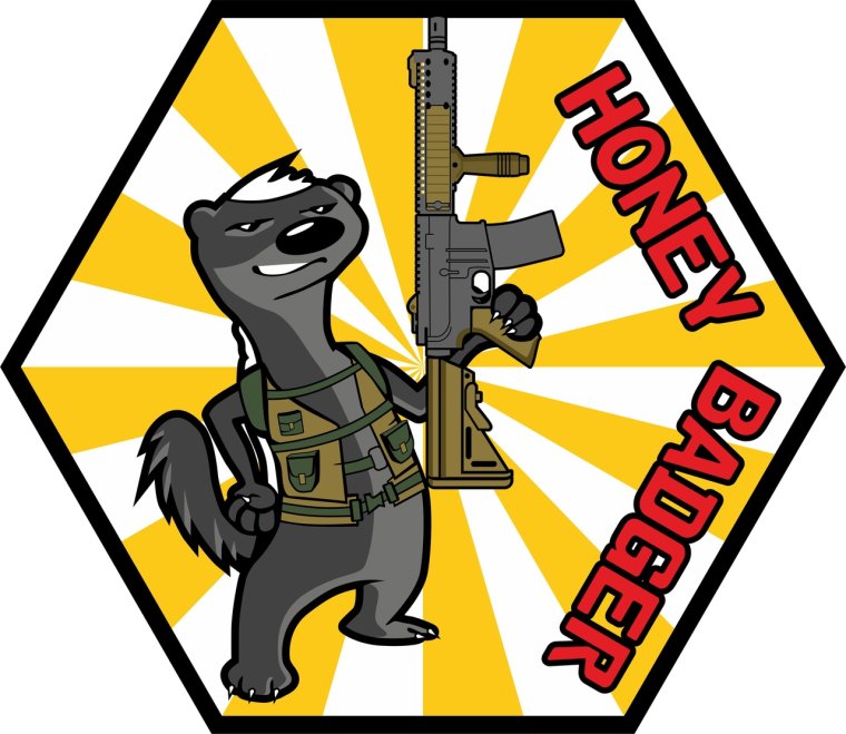 Медоед Honey Badger логотип