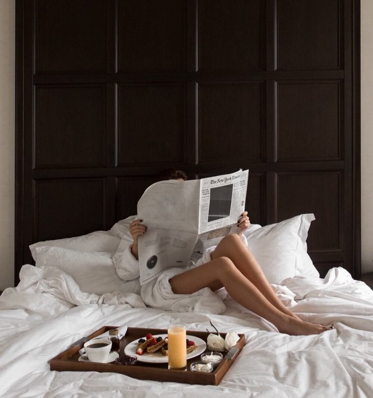 Фотосессия в постели