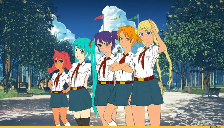 Славя Бесконечное лето Гаремная концовка