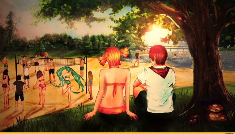 Бесконечное лето Алиса Лена Мику