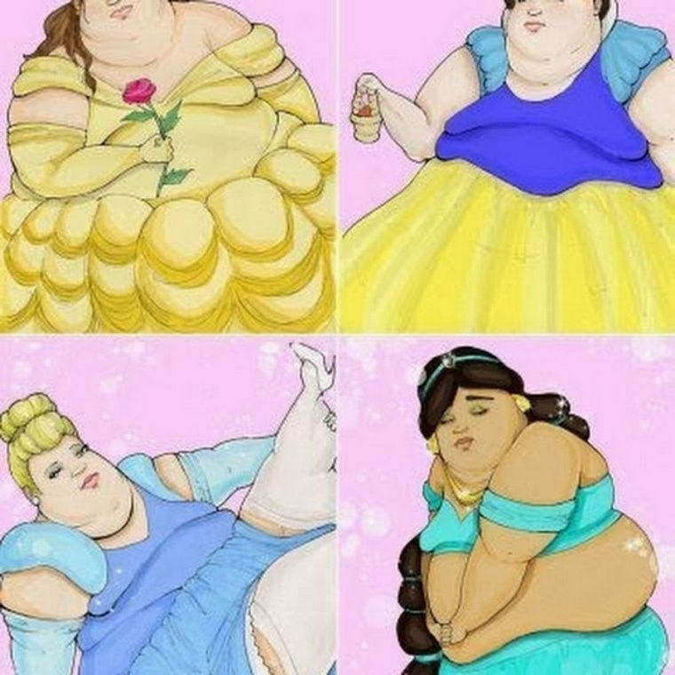 Смешные принцессы Диснея четыре