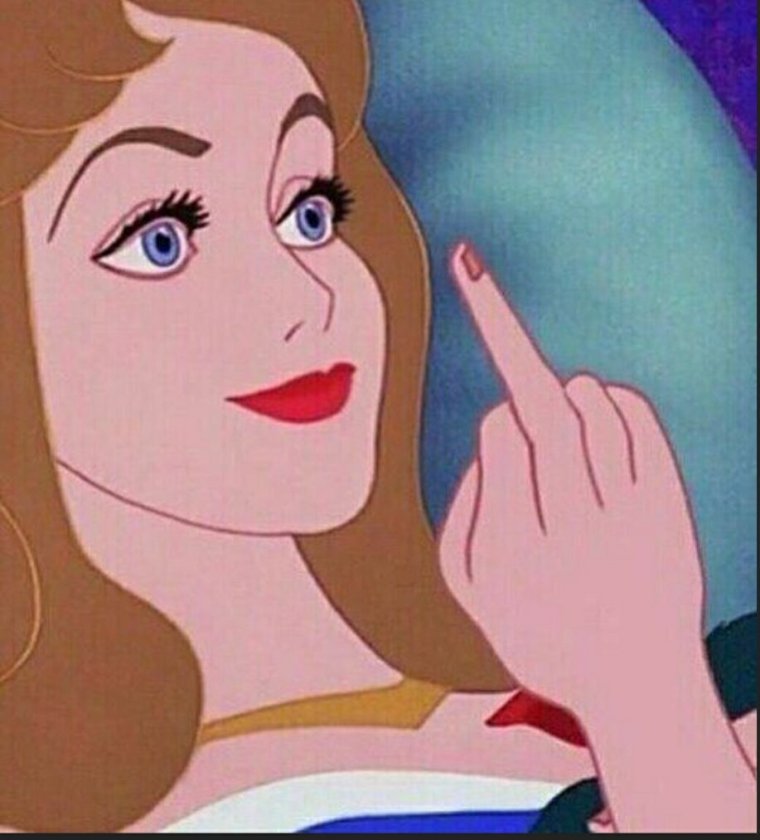 Принцессы Диснея с факом