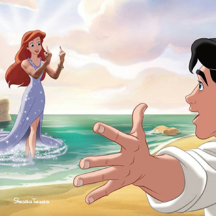 Принц Эрик Дисней сохраненки