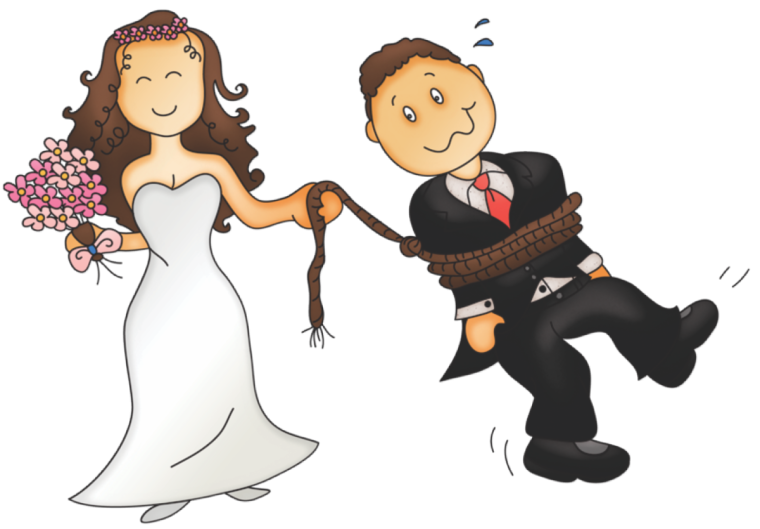 Мультяшная свадьба