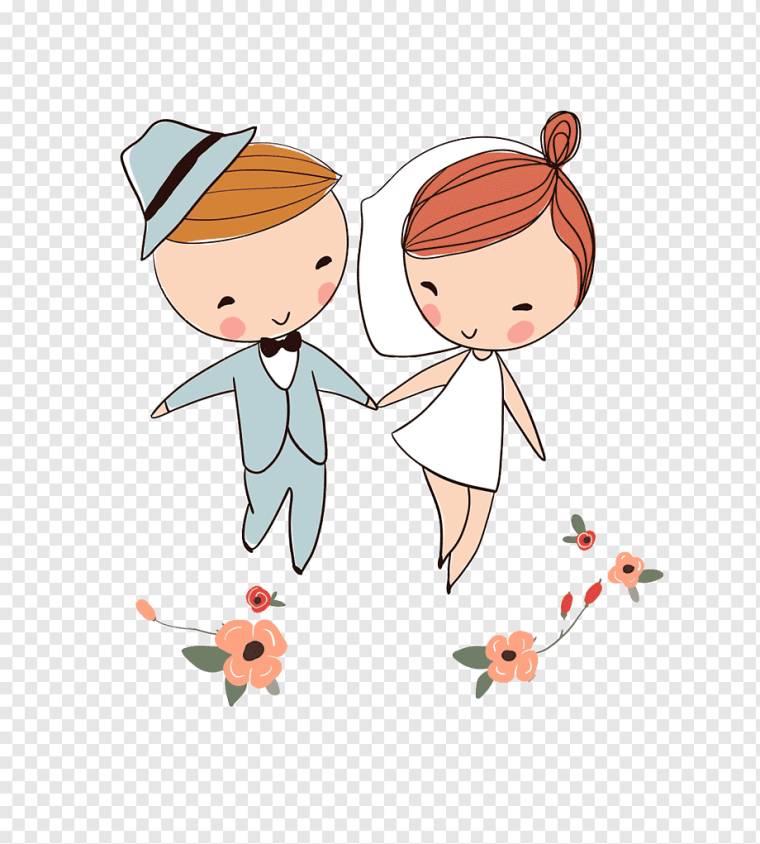 Молодожены рисунки прикольные