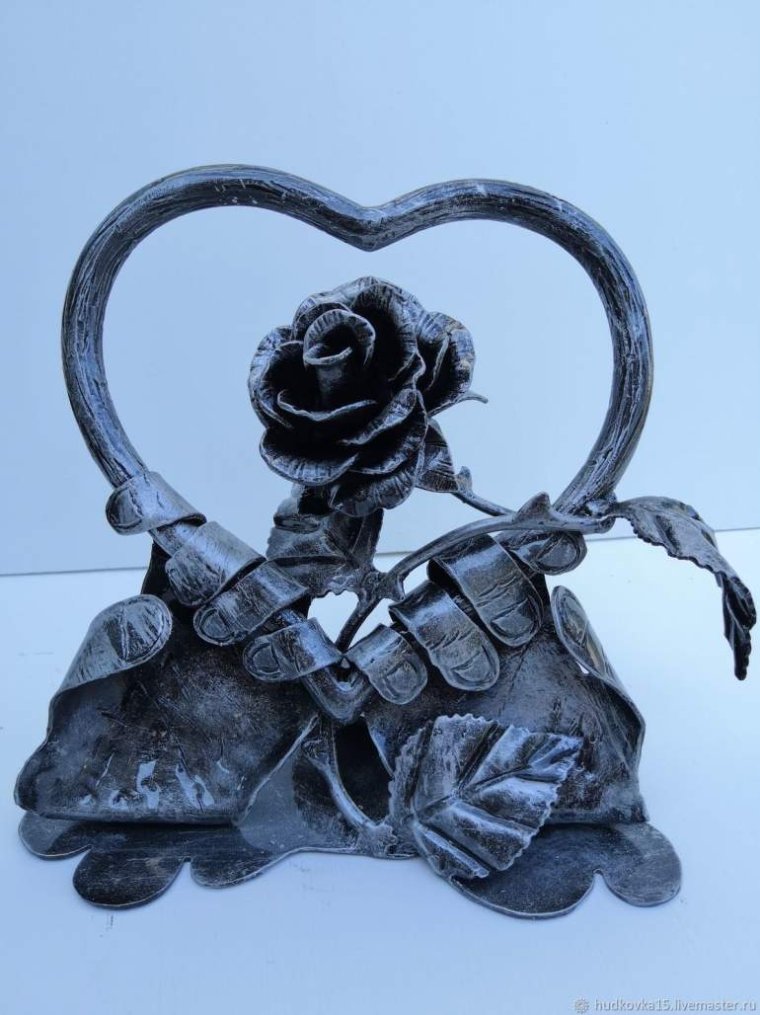 Медаль серебряная свадьба