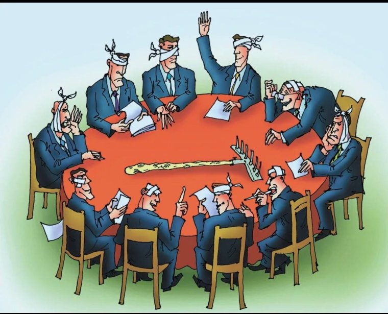 Переговоры карикатура