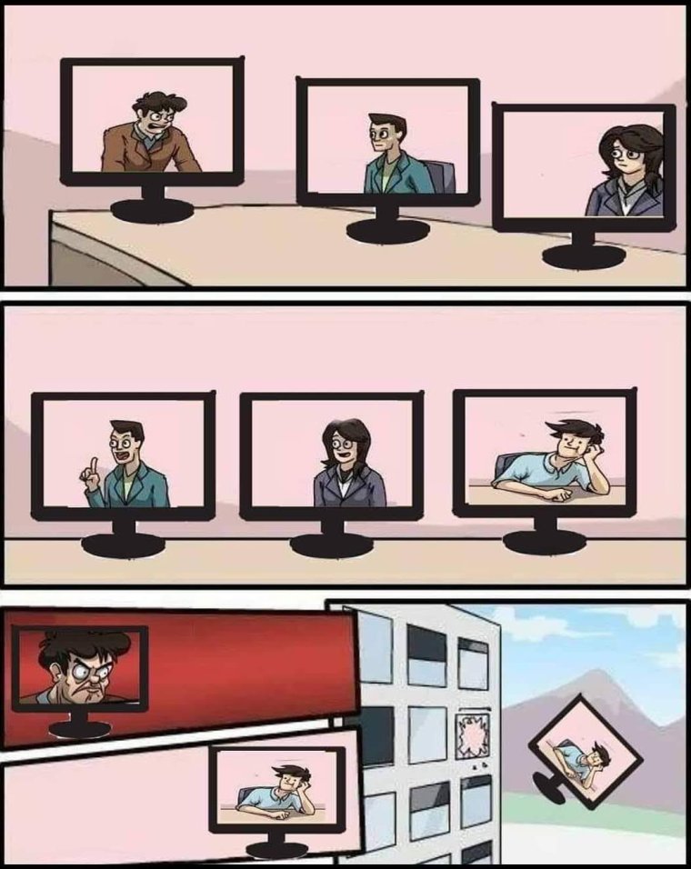 Скука на совещании