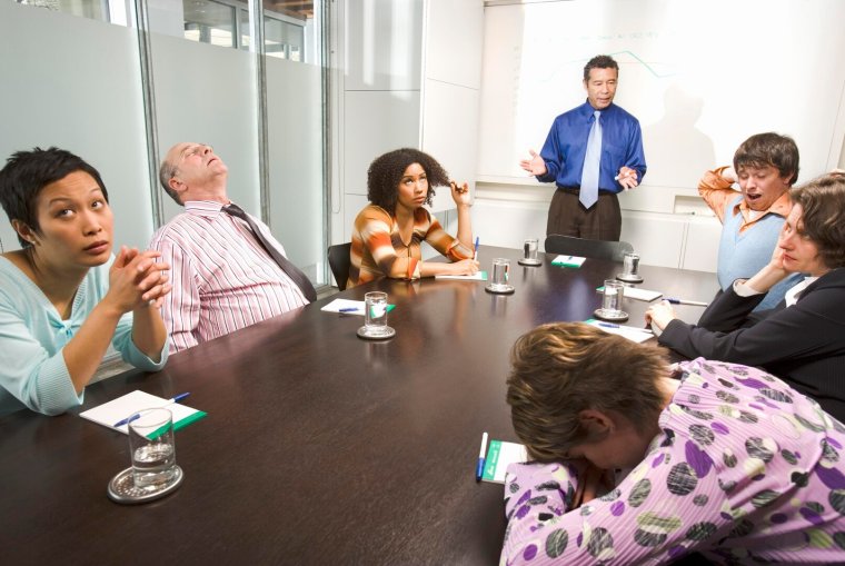 Уснул на конференции