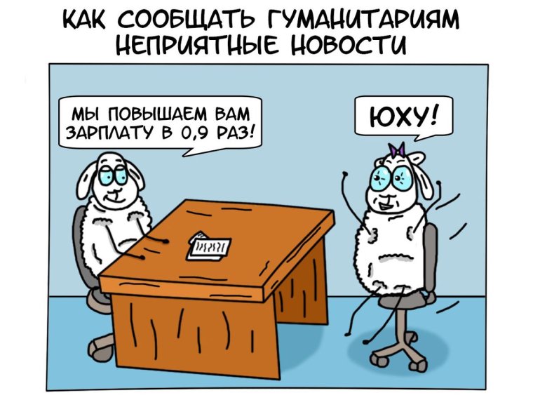 Повышение зарплаты гуманитарию