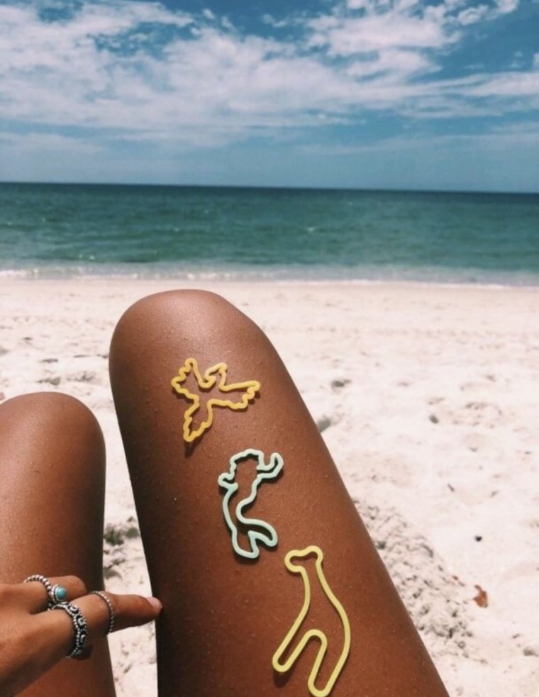 Летом на пляже