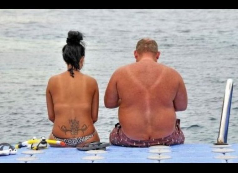 Приколы на пляже