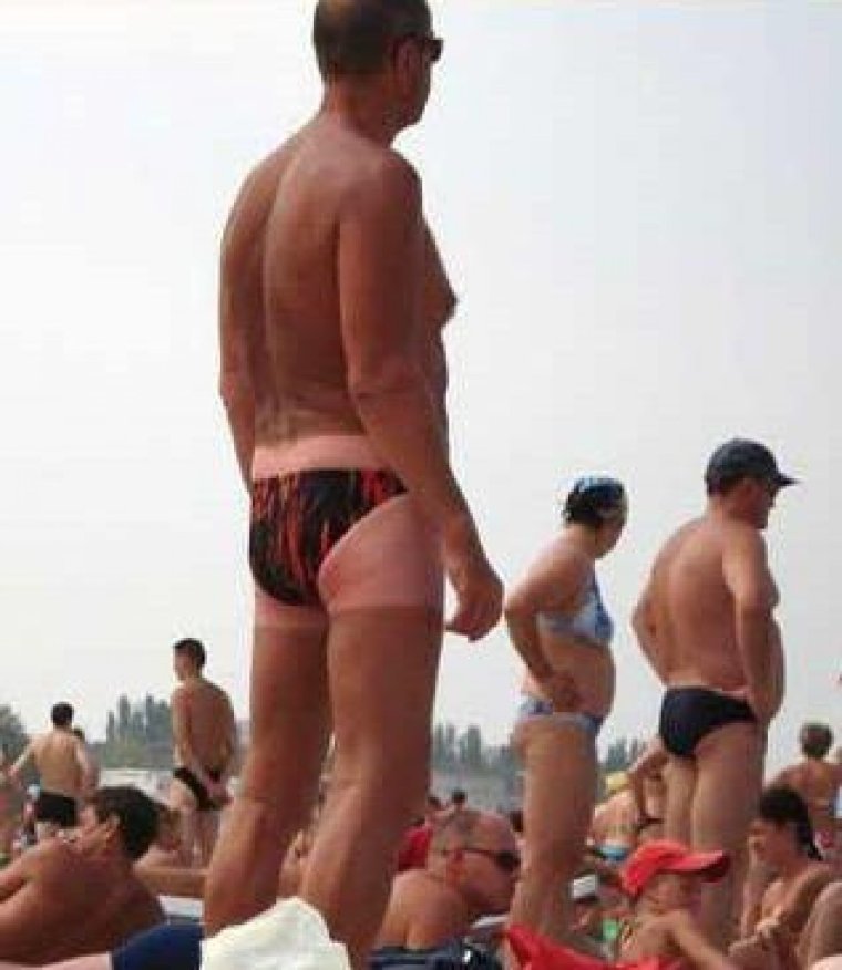 Загар на пляже