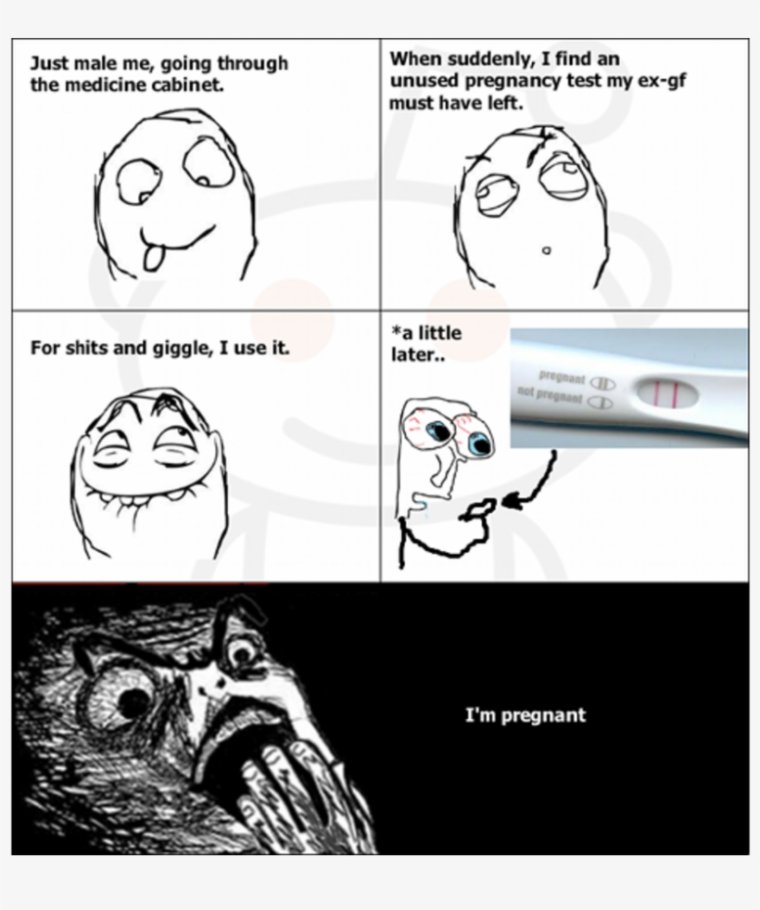 Тест на беременность прикол