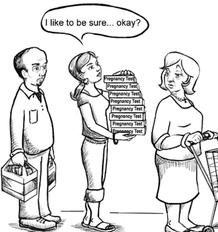 Беременная карикатура