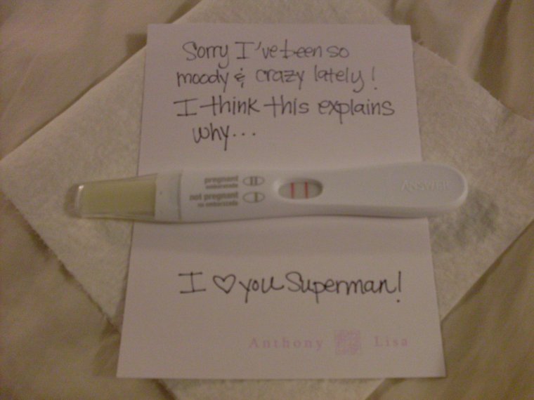 Объявление о беременности