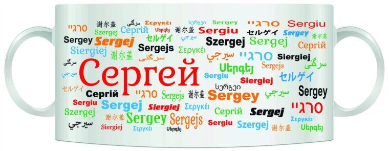 Именная Кружка "Сергей"