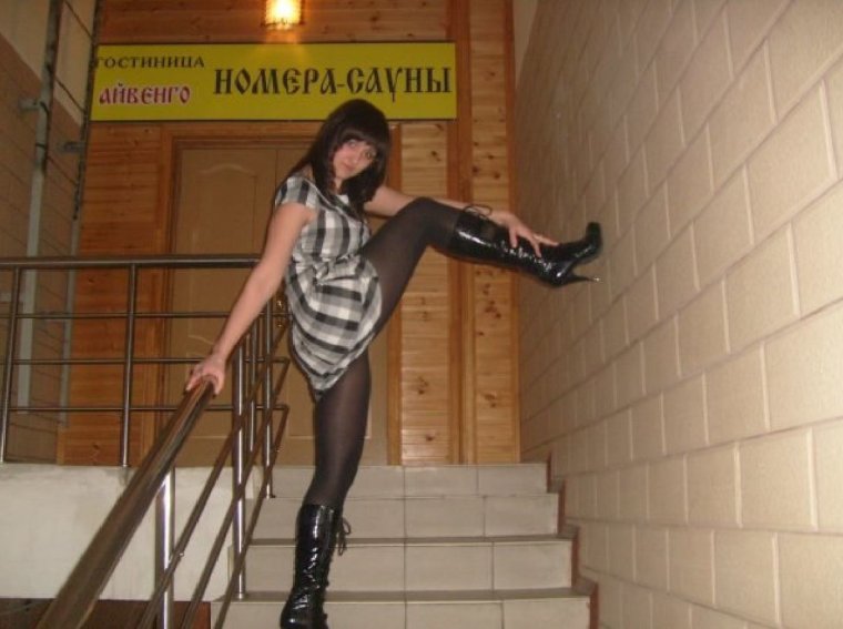 Колхозные девушки в колготках