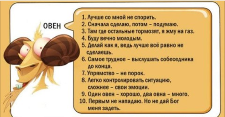 Интересный гороскоп