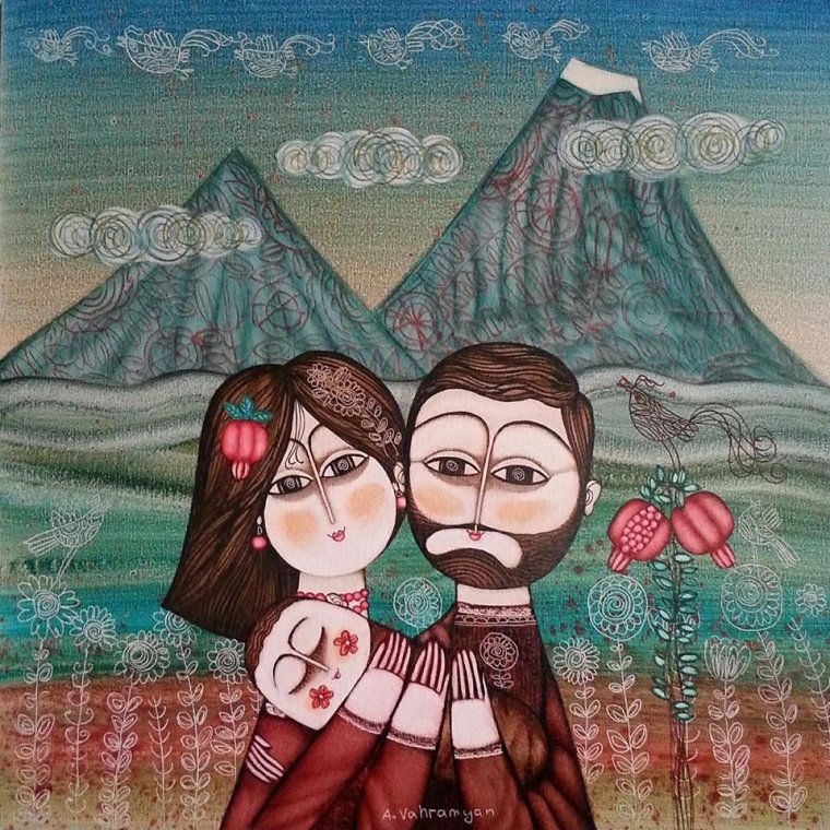 Художник Армен Ваграмян Грузия