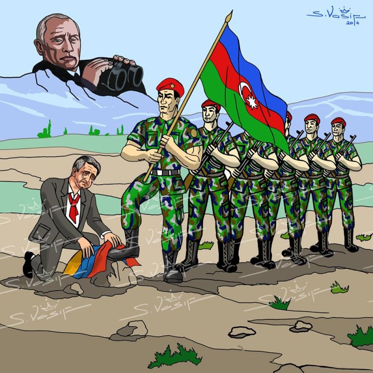 Карикатура на азербайджанцев