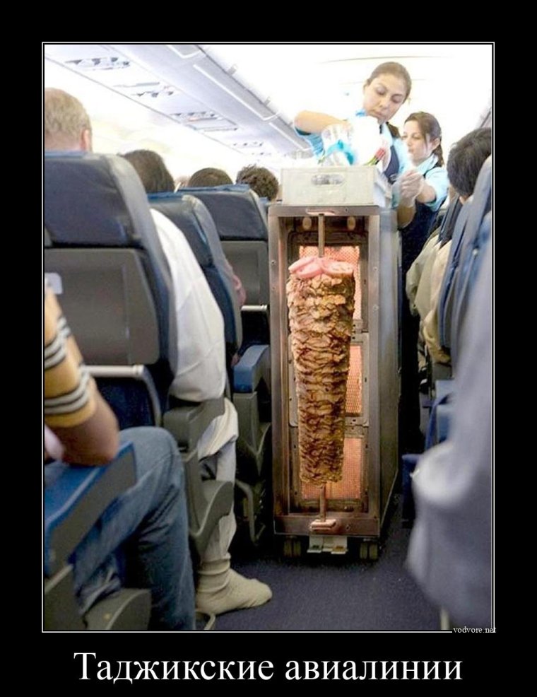 Шаурма в самолете