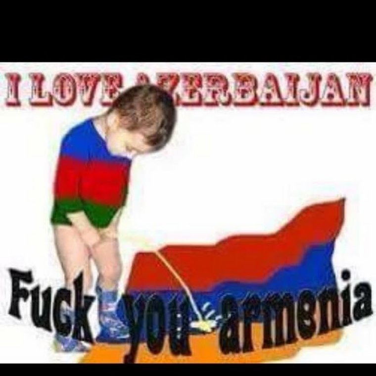 Смешной армянин с флагом