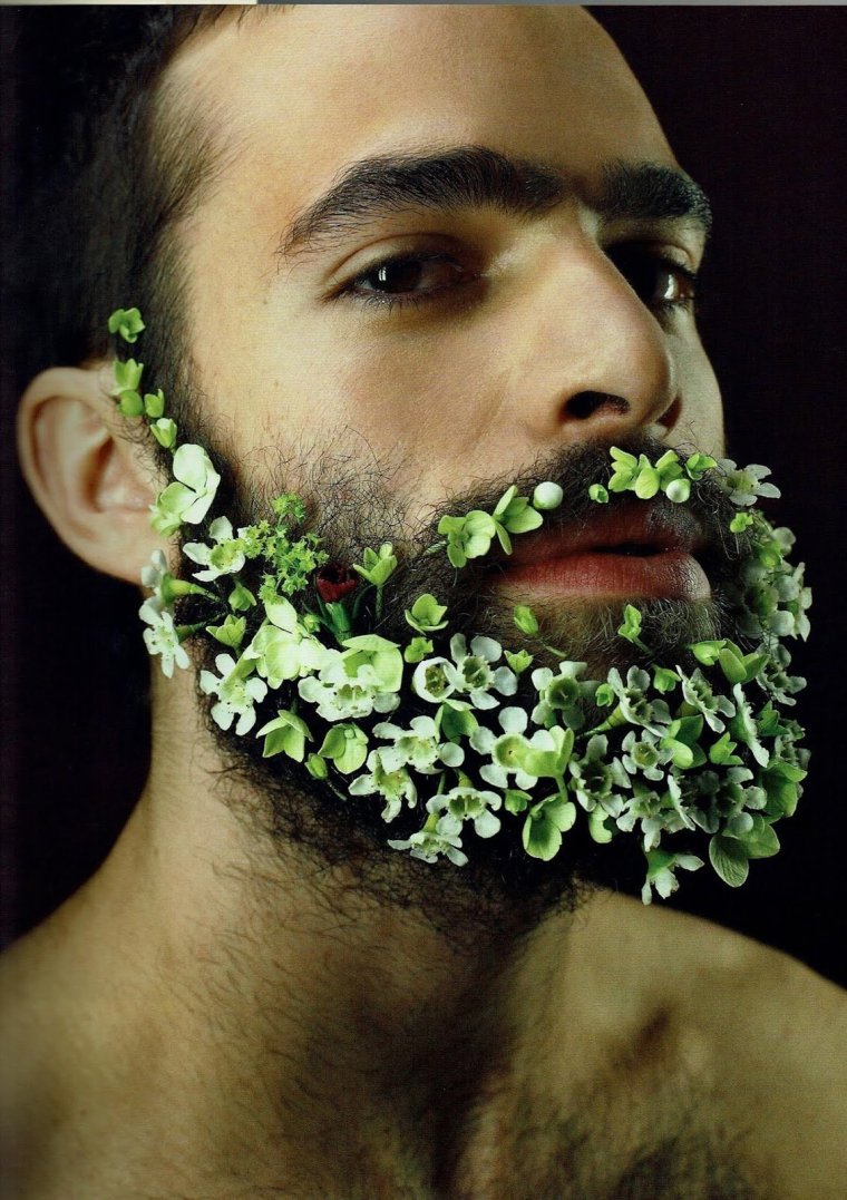 Цветочная борода