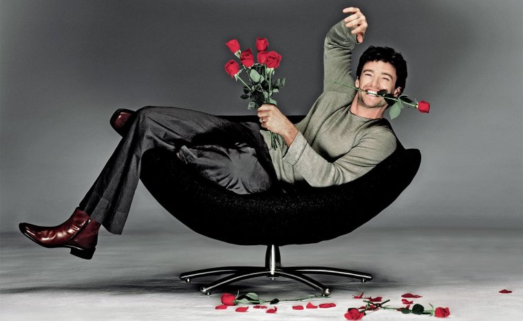 Мужчина на цветочном поле