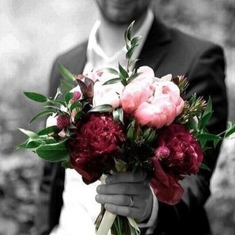 Открытки с цветами для мужчины