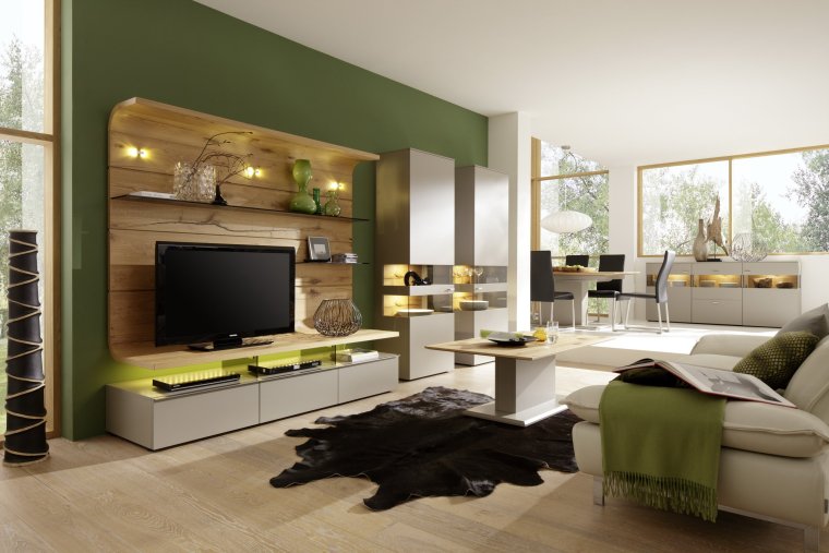 Гостиная эко-стиль