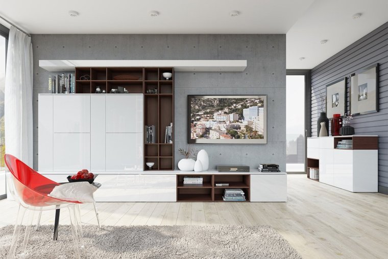 Немецкие гостиные в современном стиле