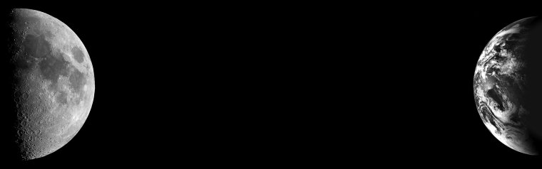 Космос черно белый