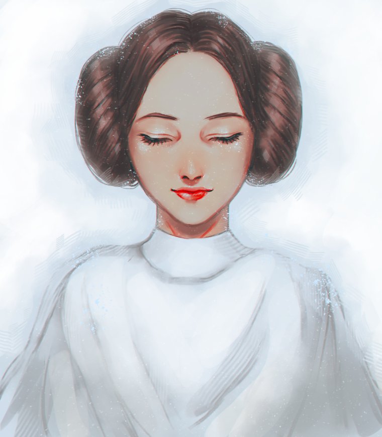 Star Wars принцесса Лея арты
