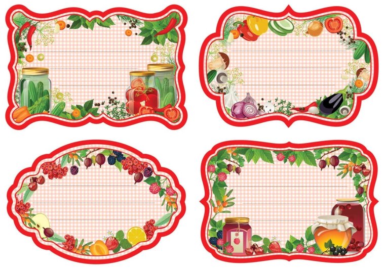 Ярлыки для банок