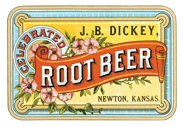 Оригинальные этикетки на бутылки