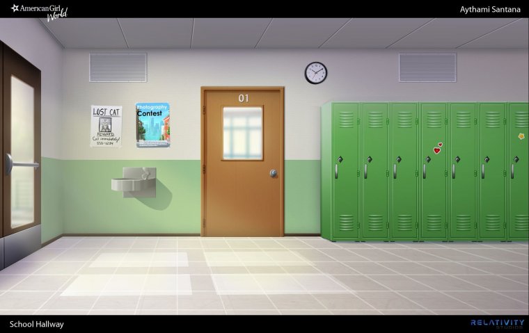 Коридор гача лайв школа