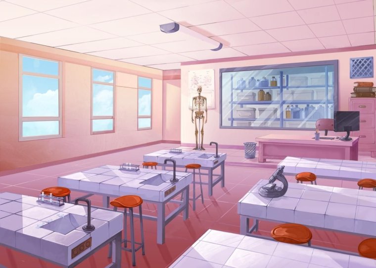 Аниме комнаты для гача лайф школа