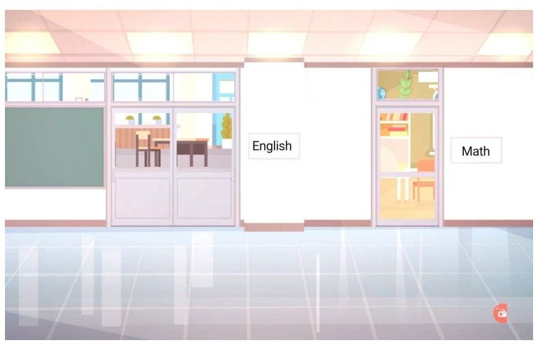 Фон гача школа коридор