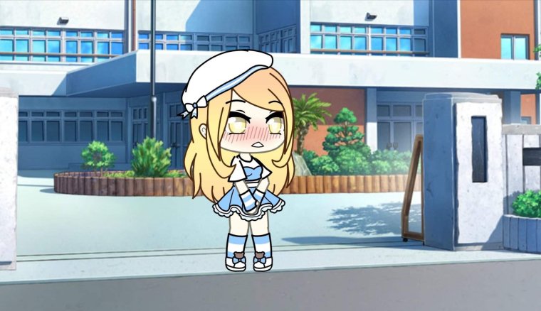 Гача лайф фон улица лето