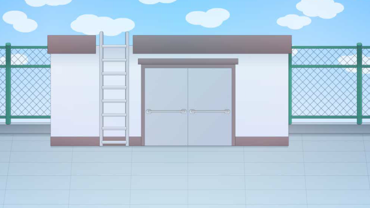 Гача фон школа крыша