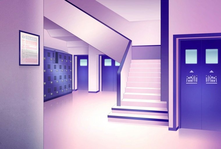 Школа из гача лайф коридор