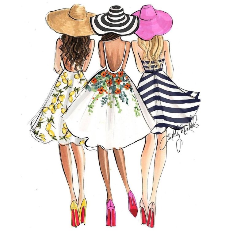 Модные иллюстрации