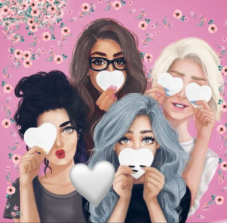 Четыре подруги мультяшные