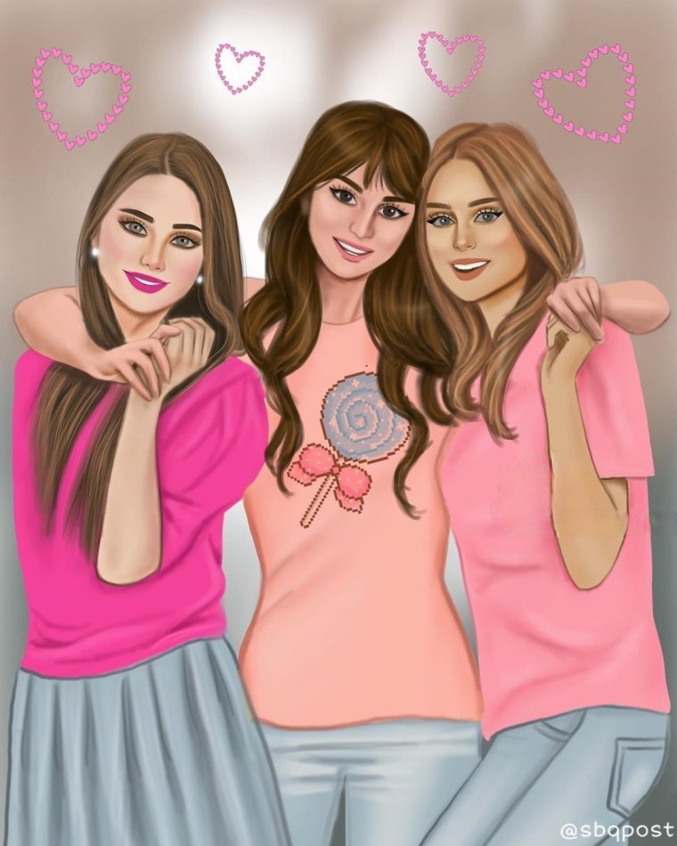 Красивые подружки